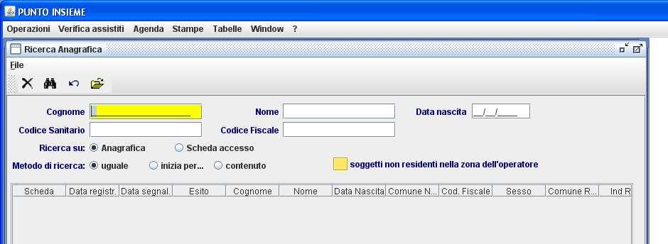 PUNTO INSIEME PERCORSO DELLA NON AUTOSUFFICIENZA Note procedurali a cui l operatore deve attenersi per un corretto invio all Ufficio PUA Centrale: 1.