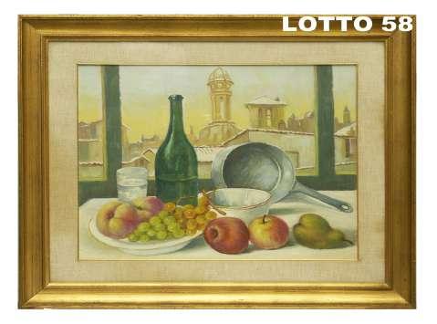 LOTTO 58 GIUSEPPE CALVI (1895 1983) BASE D'ASTA 250,00 / STIMA 750,00 RAFF.