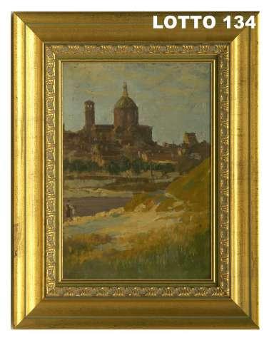 46 X 27 LOTTO 133 ENRICO GROPPI (1911 1972) BASE D'ASTA 400,00 /