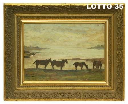 40 X 50 A RETRO AUTENTICA DEL NIPOTE GRAZIOLI LOTTO 35 LUIGI ARRIGONI (1896 1964)