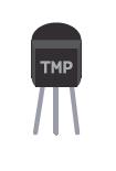Sensore di temperatura: TMP36 +5V Signal Ground Il disposidvo da un segnale in tensione: temperature = (voltage - 0.
