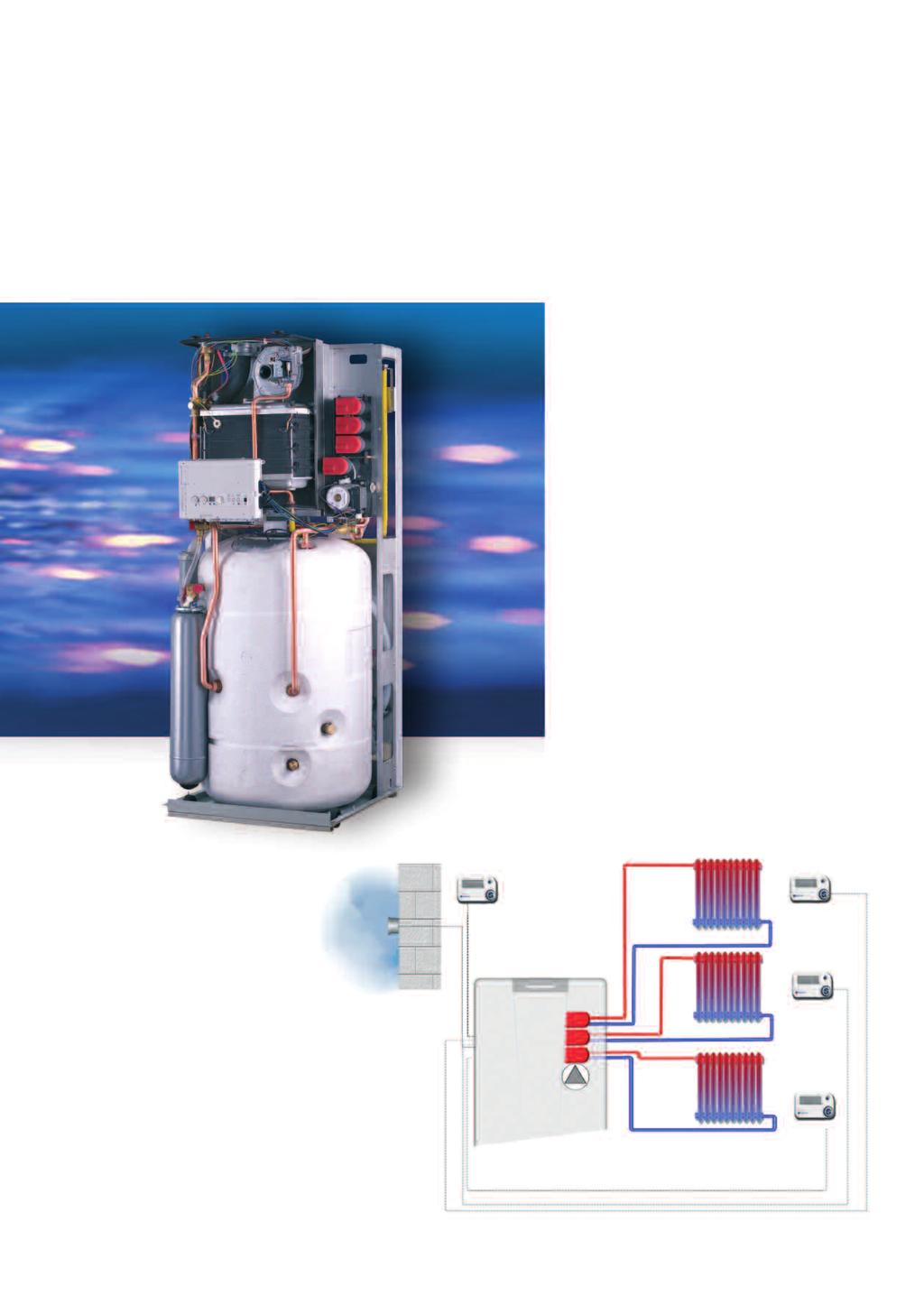 La tecnologia che semplifica la vita Elettronica evoluta al servizio del comfort e del risparmio energetico Il software dei gruppi termici CSP Ceramic Compact consente di impostare la potenza