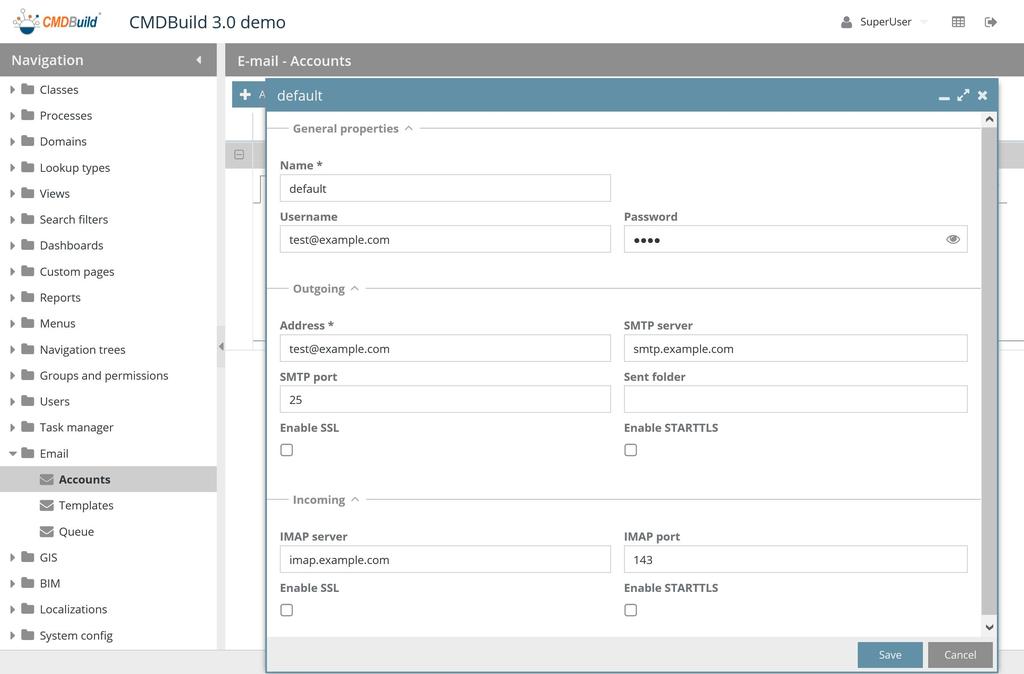 visualizzare le informazioni complete dell'account selezionato eliminare l'account selezionato rendere l'account corrente account di default 20.