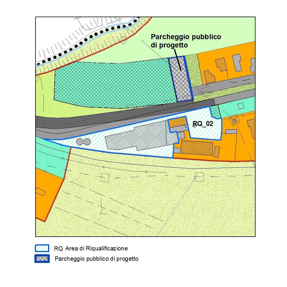 AREA RQ_02 Ex Pastificio Mocajo Tav 02 DISCIPLINA DEI SUOLI UTOE G1 G2 G3 SUPERFICIE TERRITORIALE 5.371 mq VIABILITA PUBBLICA CARRABILE - VERDE PUBBLICO ATTREZZATO - PARCHEGGIO PUBBLICO 1.