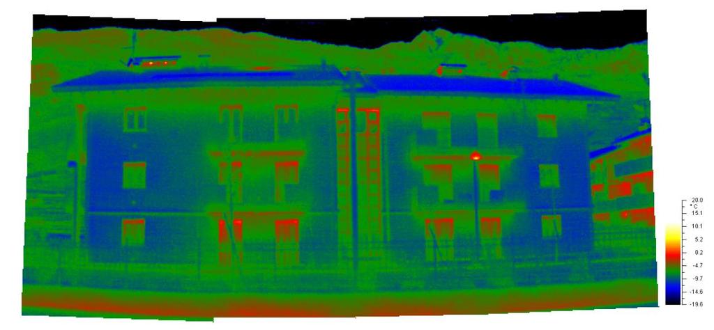 termografico, per rilevare e analizzare le irregolarità termiche nell involucro dell edificio La presente norma non si applica ai fini