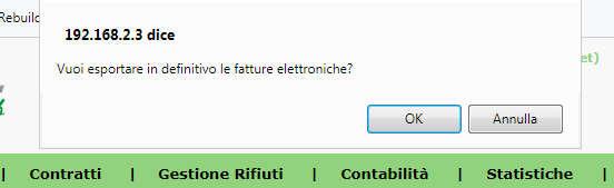 Per esportare i files XML selezionare le fatture e azionare il pulsante "Esporta XML" nel menù laterale sinistro. Azioni per esportazione multipla: 1.