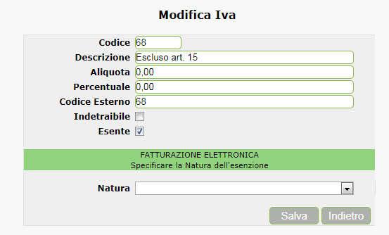 Se le scadenze non sono configurate la generazione non include l'informazione dei pagamenti (in XML). 2.