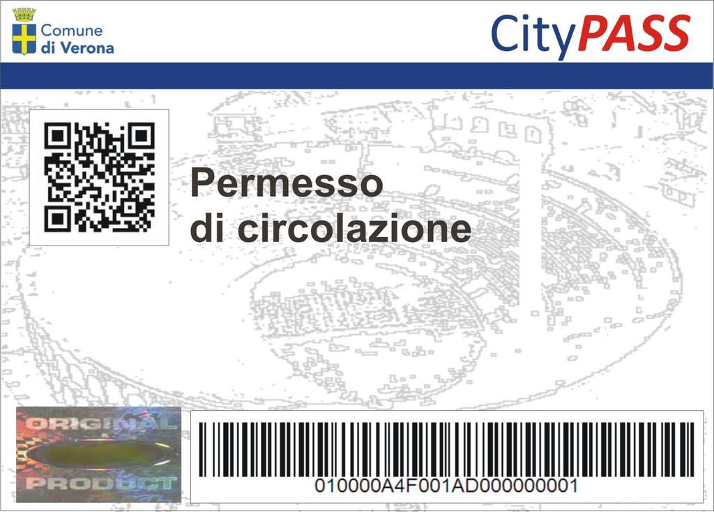 Schema contrassegno sosta QR Code