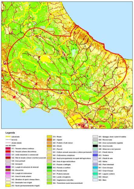 /km²) 72,2 61,3 Province Campobasso, Isernia Popolazione Comuni dell area di studio Densità Comuni dell area di studio (ab.