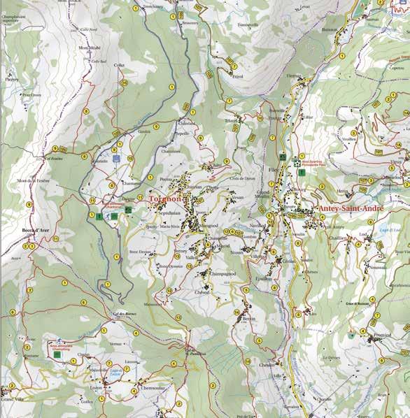 des Bomes - Plan Prorion - 4,30 ore E Lodetor - Pallu - Château - 2 ore EE Château - Cima Bianca - 3 ore EE Crô du Loï - Fenêtre de Tsan - 3 ore EE Lodetor - Château - Grand Drayére