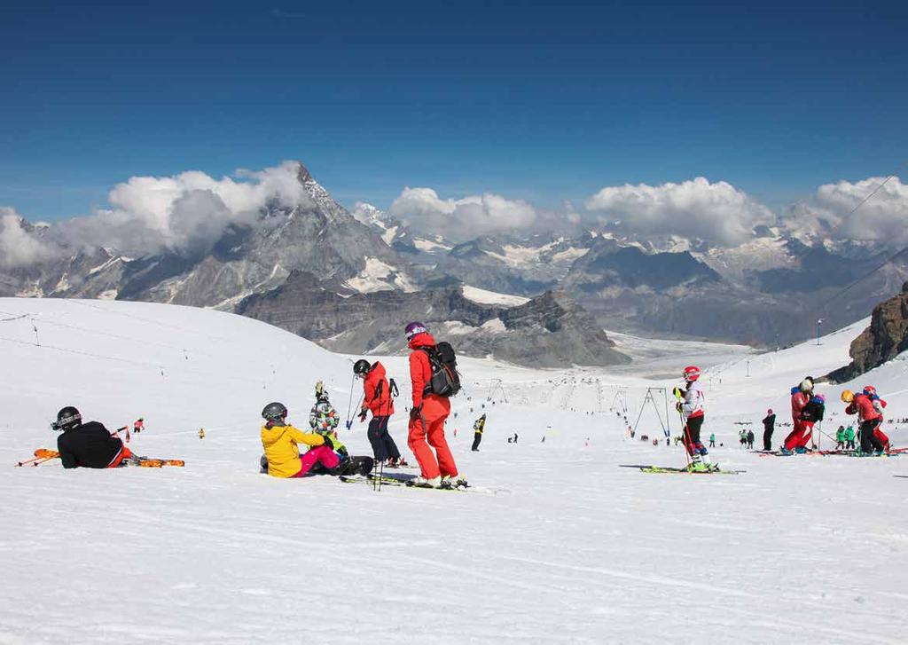 4 Estate2019 Lo sci in estate: unico ed esclusivo #UpToTheTop Estate 2019 5 Il ghiacciaio più esteso delle Alpi Da