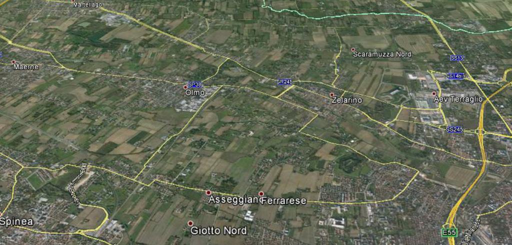 2. DESCRIZIONE GEOMORFOLOGICA GEOLOGICA ED IDROGEOLOGICA DEL SITO Come detto, l area di indagine si colloca in via Asseggiano ad una quota di circa 4 metri s.l.m., nel centro abitato di Asseggiano, (vedi figura 1).