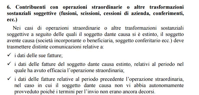 Operazioni straordinarie - Trasformazioni sostanziali soggettive Capitolo 6