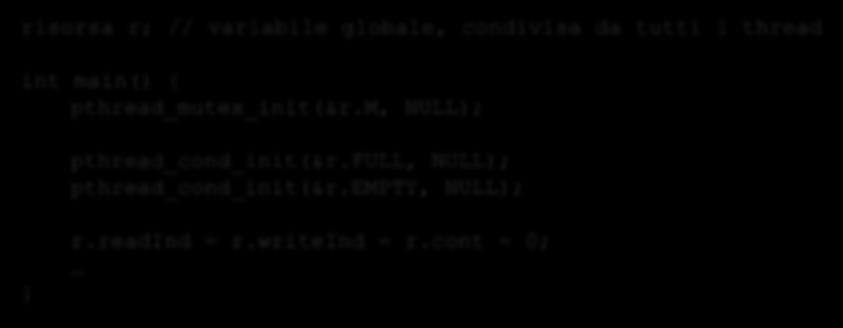 int main() { pthread_mutex_init(&r.m, NULL); pthread_cond_init(&r.