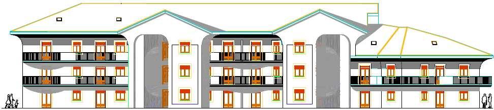 Il lavoro della Commissione: Il caso adottato per confronto: Palazzina tre piani fuori terra civile abitazione Parametri di progetto: Zona sismica «ex 4» (a g < 0,05g)