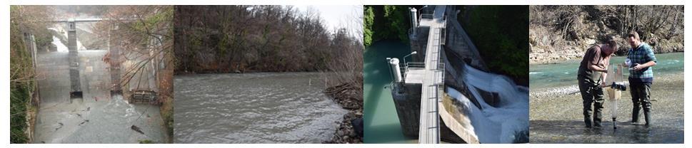 Applicazione al monitoraggio dello svaso di una diga Gennaio 2016 Rilascio di una grande quantità di sedimento Marzo 2016 Alveo