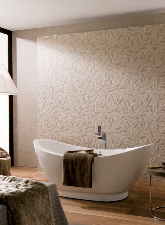 WALL TILES WALL PARETE: Dalia Beige 33.3x100 cm / Mahe Beige 33.