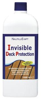 Invisible Deck Protection è a base di prodotti nanotecnologici, forma una barriera invisibile che respinge l acqua e lo sporco.