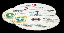 DVD n 2 - Il fasciame longitudinale con la resina epossidica (copertina rosa) durata 90 minuti Completa lavorazione con il sistema epossidico C-Systems di un imbarcazione in fasciame.