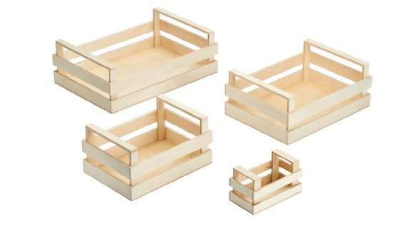 Boxes Wood box/tray Cassetta/vassoio 27101 12 x 6 x 7 cm 27102