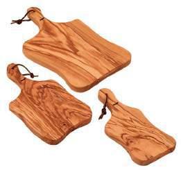 Rustic olive wood cutting board Tagliere rustico in legno di ulivo 63002