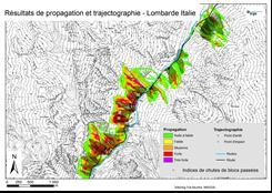 ntesi generale (probabilità di rottura / analisi traiettografiche e propagazione) Utilizzazione dei risultati intermedi di traiettografia e di propagazione Apporti della propagazione Apporti della