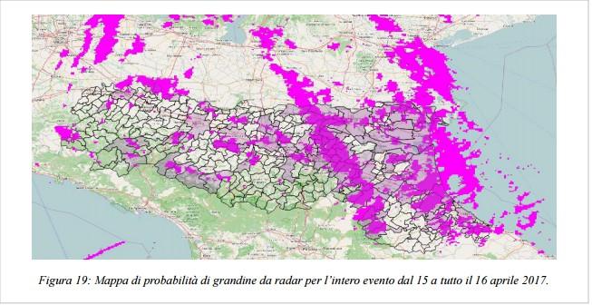 Fig.5: temperatura minima assoluta di sabato 22 aprile (dato