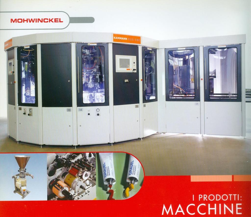 Anche in un settore specificatamente tecnico come quello delle macchine per l industria, Mohwinckel fornisce gli strumenti per risolvere i problemi nel modo più razionale.