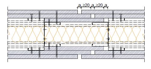 Particolari costruttivi secondo norma UNI 11424 Part. 5 GIUNTO DI DILATAZIONE Part.