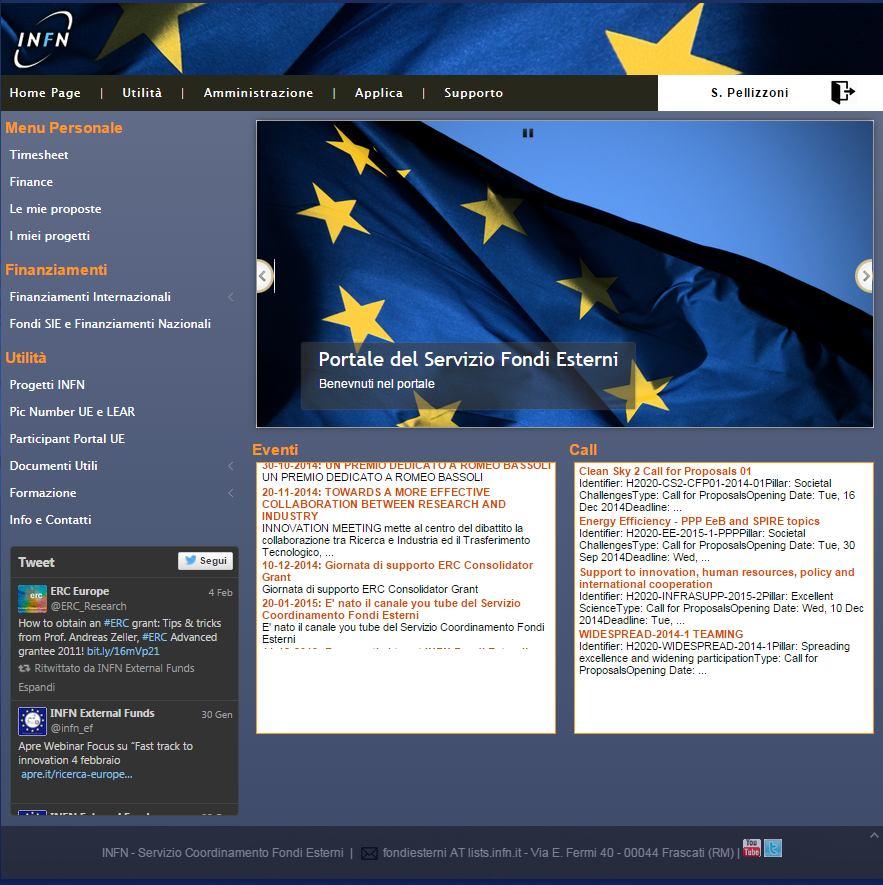 Novità Portale SFE http://www.infn.
