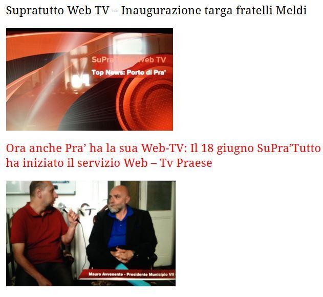 SuPra Tutto Magazine & Web - Tv Luca Cambiaso e Luciano Bozzo Redazione SuPra Tutto Web - TV