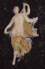 LE DANZATRICI Ercolano e le Danzatrici canoviane, oggetto di riflessioni sia in marmi, sia in disegni, poi trascritti a tempera su carta a fondo nero come tante pitture antiche.