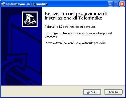 3 Installazione di TelematiKo L'installazione di Telematiko evviene