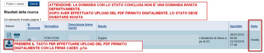 Pagina «Home» Invio dematerializzato Premendo l icona AUTORE, possiamo verificare i soggetti che hanno