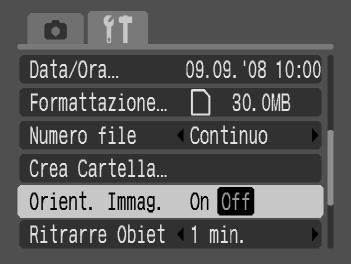 Premere i pulsanti op per selezionare [Time], quindi premere il pulsante qr per impostare l'ora. La nuova cartella verrà creata nel giorno e all'ora impostati.