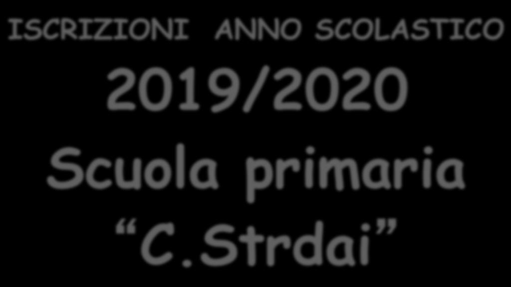 ANNO SCOLASTICO 2019/2020