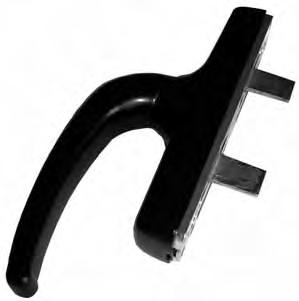 03 MANIGLIA AD INCASSO ESTERNA IN NYLON (SENZA CHIUSURA) Embedded handle