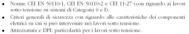 Livello 2A: conoscenze teoriche di base per lavori