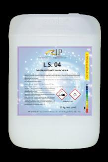 NEUTRALIZZANTE TIPO LS.04 Agente neutralizzante per il trattamento finale a base di acido acetico all 80% CANDEGGIANTE BASE OSSIGENATA TIPO LS.
