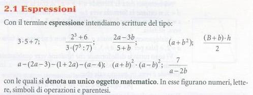 Espressioni Consegna 1 Di seguito sono riportare diverse definizioni di espressione fornite da insegnati o