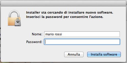 Quindi parte l installazione guidata A seconda della configurazione del sistema operativo