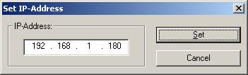 Evidenziare il NL50-MPI / NT50-MPI trovato e premere "Settings" Se il NL50-MPI / NT50-MPI non è mai stato configurato (o se il PC da