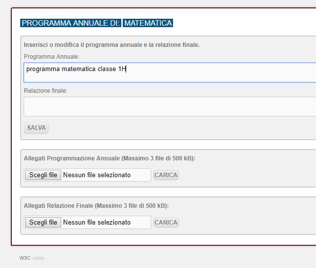 Controllare infine che il file caricato sia quello corretto e premere Elimina nel caso in cui si evidenzi un