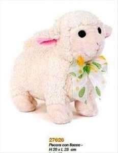 peluche Pasqua peluche pecora da 20