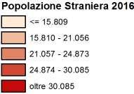 377.217 stranieri iscritti in anagrafe iscritta in anagrafe Anno 2016 per municipio per zona