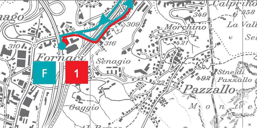 La soluzione concordata e inserita nel M 6414 prevede: - la linea 1 sul tragitto Lugano Centro - Paradiso come oggi, prolungata fino al P+R Fornaci nelle ore di morbida e durante i