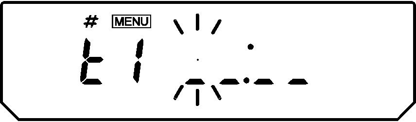 8.2.1 Impostazione dell'ora per Clock-CAL Premere ripetutamente il tasto [CAL] fino a quando appare "SettinG". Premere il tasto [TARE]. Apparirà CAL def sul display. (per impostazio.