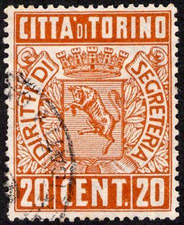 15 rosso Segreteria 1895/< Carta bianca,