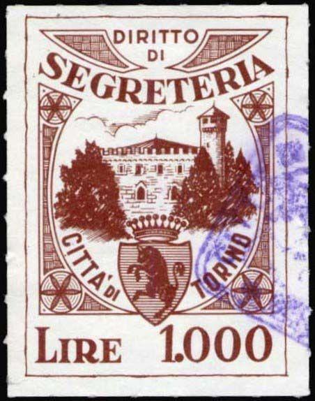 50 viola malva 62 L. 100 turchese 1965/< Carta bianca, liscia.