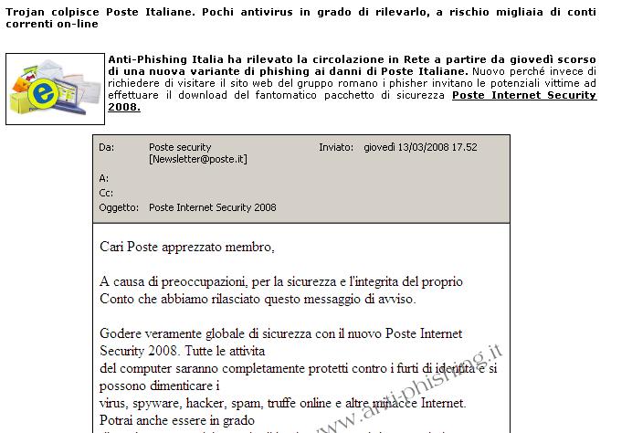 Rischi ed Impatti per una realtà italiana Infezione da